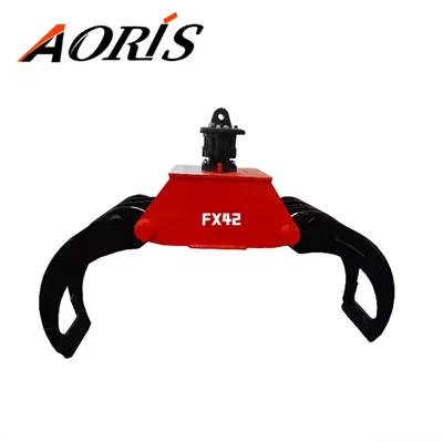 Rotator Log Grapple rau Excavator